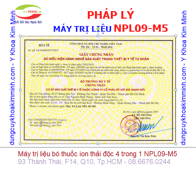 Máy trị liệu NPL09-M5